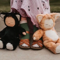 Olli Ella | Cozy Dinkum | Black Cat Nox -Simple Play Stories Olli Ella Cozy Dinkum Tabby Cat Jinx Black Cat Nox 8
