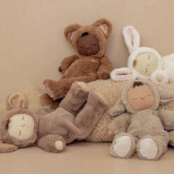 Olli Ella | Cozy Dinkum | Teddy Mini -Simple Play Stories Olli Ella Cozy Dinkums Milk Tooth