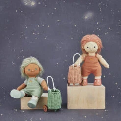Olli Ella | Doll Luggy Basket | Mint -Simple Play Stories Olli Ella Dinkum Doll Luggy Rose Mint 4 5b3a74bf 5f09 4d7e a388 bcc4e8f46dde