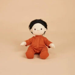 Olli Ella | Dinkum Doll Pyjama | Ginger -Simple Play Stories Olli Ella Dinkum Doll Pyjamas PJs Ginger 2