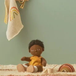 Olli Ella | Dinkum Doll Rainbow Blanket -Simple Play Stories Olli Ella Dinkum Doll Rainbow Blanket 2