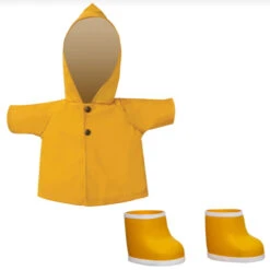 Olli Ella | Dinkum Doll Rainy Play Set | Yellow -Simple Play Stories Olli Ella Dinkum Doll Rainy Play Set Yellow 3