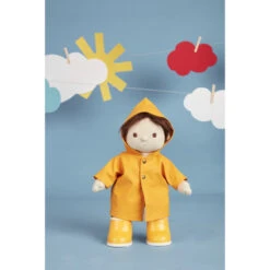 Olli Ella | Dinkum Doll Rainy Play Set | Yellow -Simple Play Stories Olli Ella Dinkum Doll Rainy Play Set Yellow 4