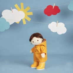 Olli Ella | Dinkum Doll Rainy Play Set | Yellow -Simple Play Stories Olli Ella Dinkum Doll Rainy Play Set Yellow 5