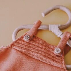 Olli Ella | Dinkum Doll Romper | Rust -Simple Play Stories Olli Ella Dinkum Doll Romper Rust 3