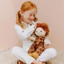 Olli Ella | Dinkum Doll Travel Togs | Apricot -Simple Play Stories Olli Ella Dinkum Doll Travel Togs Apricot 6