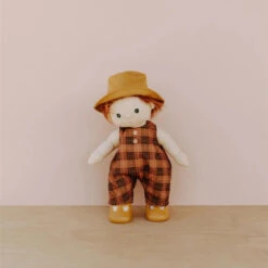 Olli Ella | Dinkum Doll Travel Togs | Apricot -Simple Play Stories Olli Ella Dinkum Doll Travel Togs Apricot 7