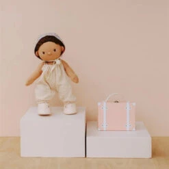 Olli Ella | Dinkum Doll Travel Togs | Blush -Simple Play Stories Olli Ella Dinkum Doll Travel Togs Blush 3