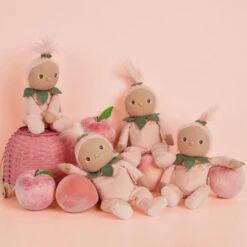 Olli Ella | Dinky Dinkum Peggy Peach -Simple Play Stories Olli Ella Dinky Dinkum Doll Peggy Peach 3