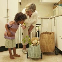 Olli Ella | Luggy Basket | Vintage Blue -Simple Play Stories Olli Ella Luggy Vintage Blue 2