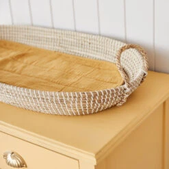 Olli Ella | Baby Changing Basket | Reva -Simple Play Stories Olli Ella Luxe Insert Organic Cotton Liner for Baby Change Basket Mustard 2 4b23d5d9 30ea 4e33 b2c5 450cbf8a683b