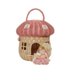 Olli Ella | Rattan Mushroom Basket Musk 10 Olli Ella | Rattan Mushroom Basket Musk -Simple Play Stories Olli Ella Mushroom Basket Musk 3