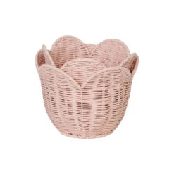 Olli Ella | Rattan Lily Basket Set Of 2 -Simple Play Stories Olli Ella Rattan Lily Basket Set 7
