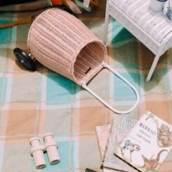 Olli Ella | Luggy Basket | Rose -Simple Play Stories Olli Ella Rose Pink Luggy Basket