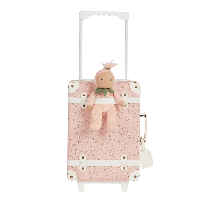 Olli Ella | See-Ya Suitcase | Pink Daisies 6 Olli Ella | See-Ya Suitcase | Pink Daisies - Image 6