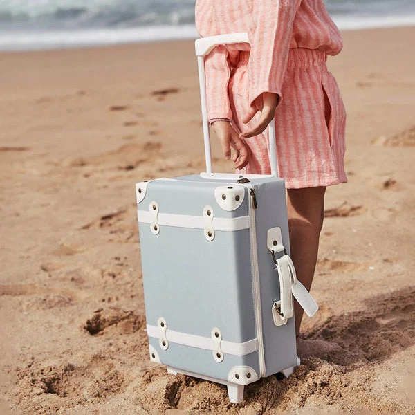 Olli Ella | See-Ya Suitcase | Steel Blue 2 Olli Ella | See-Ya Suitcase | Steel Blue - Image 2