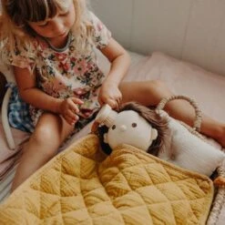 Olli Ella | Strolley Bedding Set | Mustard -Simple Play Stories Olli Ella Strolley Bedding Set Mustard 3