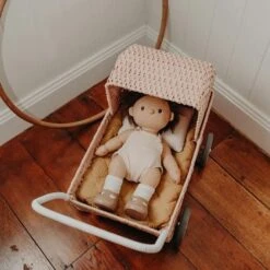 Olli Ella | Strolley Bedding Set | Mustard -Simple Play Stories Olli Ella Strolley Bedding Set Mustard 8