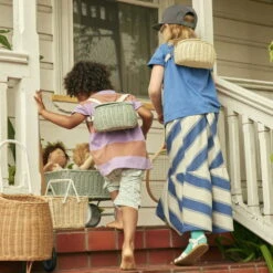 Olli Ella | Minichari Bag | Vintage Blue -Simple Play Stories Olli Ella Vintage Blue Minichari Basket 5