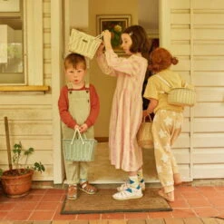 Olli Ella | Piki Basket | Vintage Blue -Simple Play Stories Olli Ella Vintage Blue Piki Basket 2