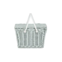 Olli Ella | Piki Basket | Vintage Blue -Simple Play Stories Olli Ella Vintage Blue Piki Basket