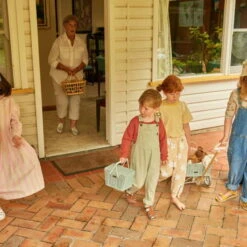 Olli Ella | Piki Basket | Vintage Blue -Simple Play Stories Olli Ella Vintage Blue Piki Basket 3