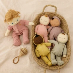 Olli Ella | Dozy Dinkum Doll | Pickle -Simple Play Stories OlliElla Dozy Dinkum Dolls Doll Nyla Basket 629691eb 1d14 45b4 9c6c bd944a0205de
