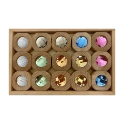 Papoose | Bitcoins | 15 Gem Blocks Earth In Tray