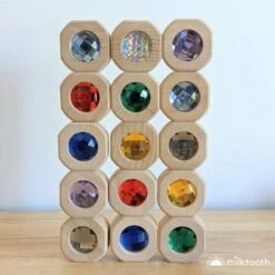 Papoose | Bitcoins | 15 Gem Blocks Rainbow In Tray 13 Papoose | Bitcoins | 15 Gem Blocks Rainbow In Tray -Simple Play Stories Papoose Bitcoin Blocks Rainbow 4