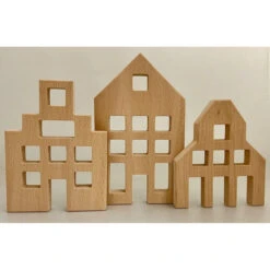 Papoose | Dutch Wood Houses 3 Pieces