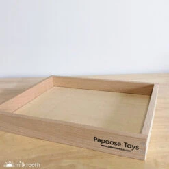 Papoose | Wooden Storage Tray -Simple Play Stories Papoose Dutch Step Gables Tray 2