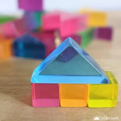 Papoose | Large Lucite Triangles | 6 Pieces -Simple Play Stories Papoose Large Lucite Triangles 13 95c1f6dc 8a50 4549 a161 4611857430b4