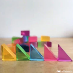 Papoose | Large Lucite Triangles | 6 Pieces -Simple Play Stories Papoose Large Lucite Triangles 15 38067521 dd44 4f28 963c 096e3a63ed84