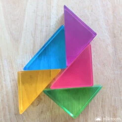 Papoose | Large Lucite Triangles | 6 Pieces -Simple Play Stories Papoose Large Lucite Triangles 8 9469dc7a a4cf 45f6 8182 21a64e1619b3