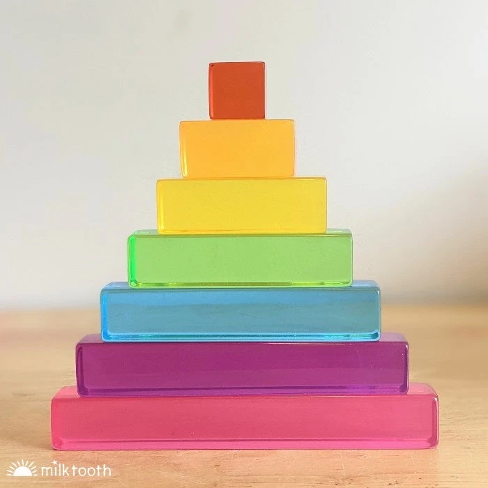 Papoose | Lucite Stepped Rods | 7 Pieces 1 Papoose | Lucite Stepped Rods | 7 Pieces