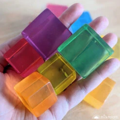 Papoose | Phatt Lucite Cubes | 10 Pieces With Tray -Simple Play Stories Papoose Phatt Lucite Cubes 9