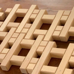 Papoose | Wooden Hashtags 8 Pieces -Simple Play Stories Papoose Wood Hashtags set of 8 3