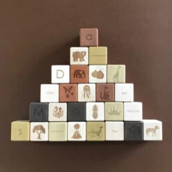 SABO Concept | Alphabet Blocks Olive -Simple Play Stories SABO Concept Alphabet Blocks Olive