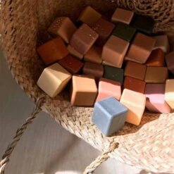 SABO Concept | Building Block Cubes Green & Earth -Simple Play Stories SABO Concept Building Block Cubes Green Earth 3