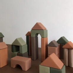 SABO Concept | Castle Building Blocks Olive -Simple Play Stories SABO Concept Castle Building Blocks Olive