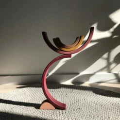 SABO Concept | Rainbow Stacker Marsala -Simple Play Stories SABO Concept Rainbow Stacker Marsala 2