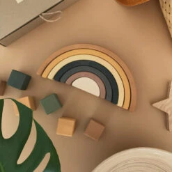 SABO Concept | Rainbow Stacker Mustard -Simple Play Stories SABO Concept Rainbow Stacker Mustard 3