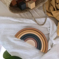 SABO Concept | Rainbow Stacker Mustard -Simple Play Stories SABO Concept Rainbow Stacker Mustard 4