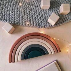 SABO Concept | Rainbow Stacker Terracotta -Simple Play Stories SABO Concept Rainbow Stacker Terracotta 5
