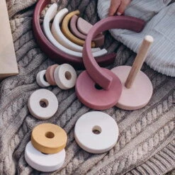 SABO Concept | Rainbow Stacker Marsala -Simple Play Stories SABO Concept Ring Stacker Mustard Pink Marsala Rainbow 2 d632c839 93b6 436c b403 f17c765b1daa