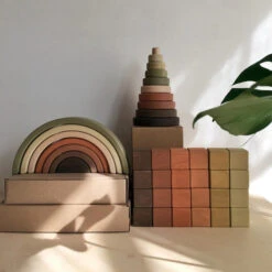 SABO Concept | Ring Stacker Olive -Simple Play Stories SABO Concept Ring Stacker Olive 3