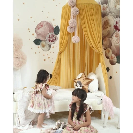 Spinkie Baby | Sheer Canopy | Mustard 4 Spinkie Baby | Sheer Canopy | Mustard - Image 4