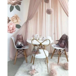 Spinkie Baby | Pom Garland | White -Simple Play Stories Spinkie Baby Sheer Canopy Nude 2 30e945bc ce3f 4e5d aedb 55a14a3ad87a