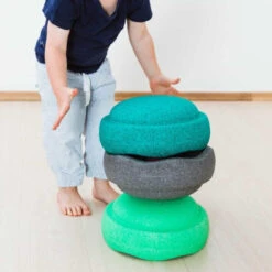 Stapelstein | Stone Dark Green 8 Stapelstein | Stone Dark Green -Simple Play Stories Stapelstein Stone Dark Green Light Green