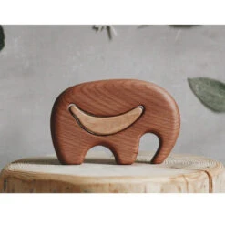 Tateplota | Mini Wooden Puzzle | Elephant -Simple Play Stories Tateplota Wooden Puzzle Elmer Elephant 4